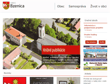 Tablet Screenshot of bzenica.sk